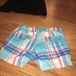 Unit-sex plaid shorts